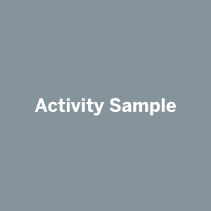 Activity Sample
