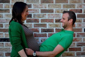 pregnant woman and man