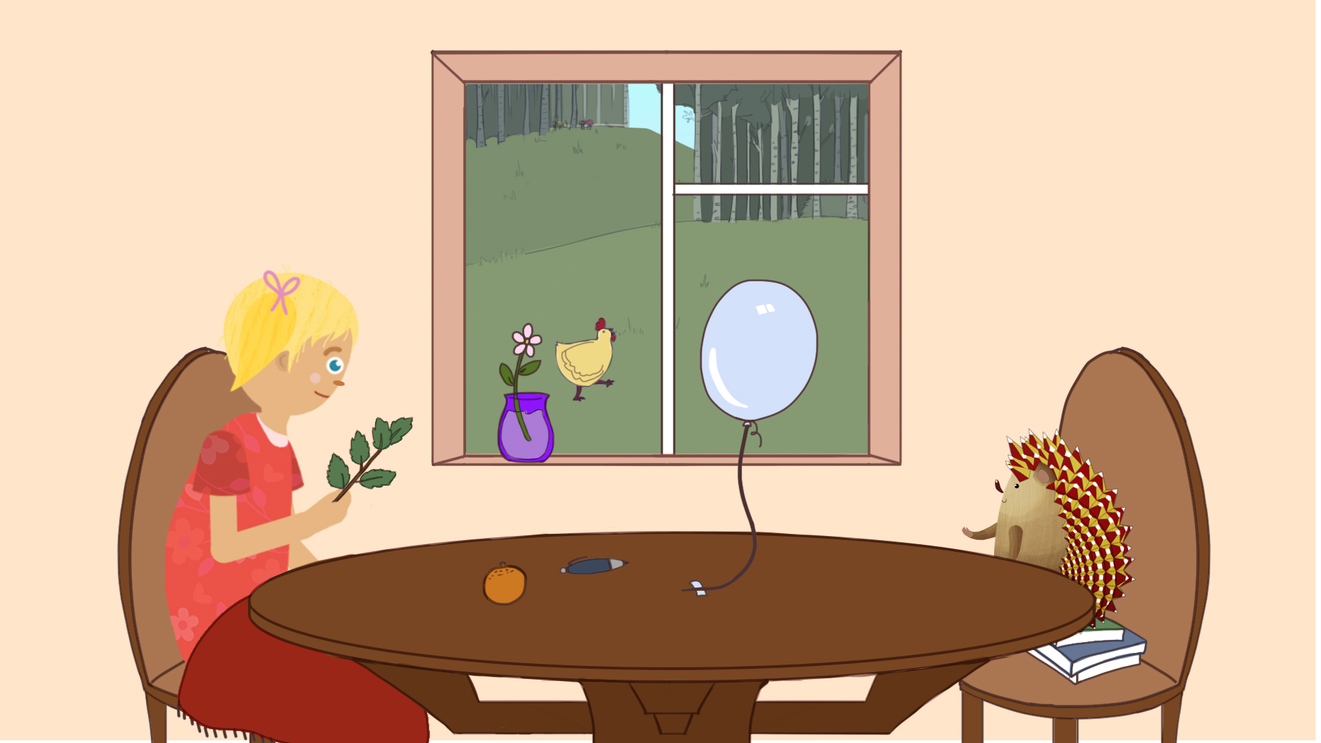 Oleg learns colors