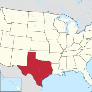Map of Texas