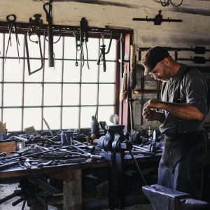 Man working with tools