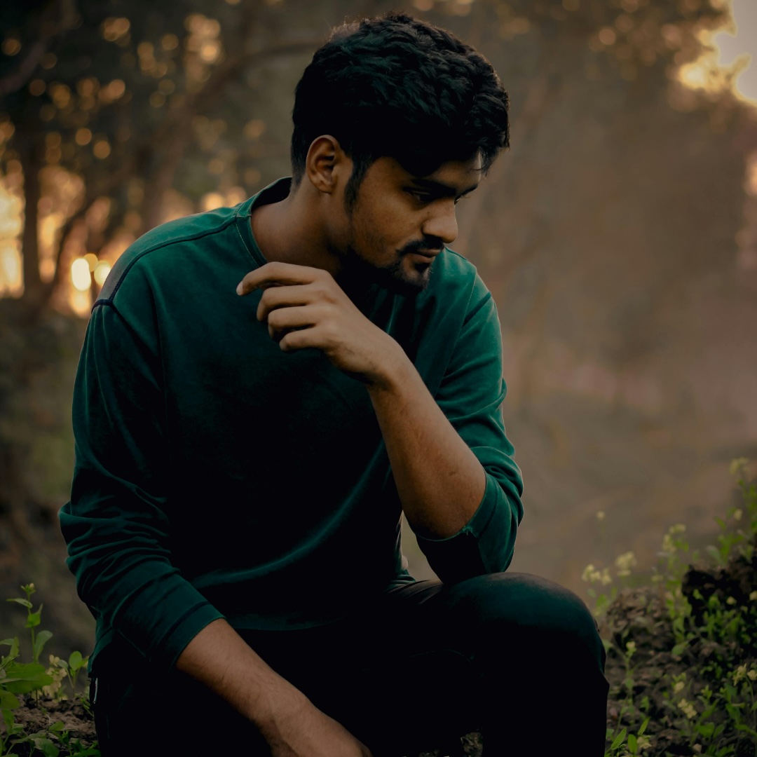 Man with short black hair