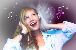 Singing and listening to music