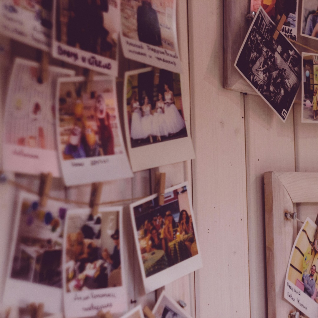 Photos on the wall