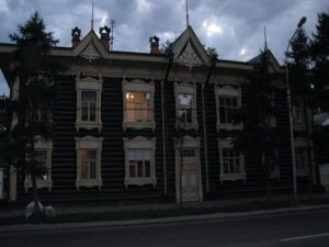 Late spring evening in Tomsk, Russia.