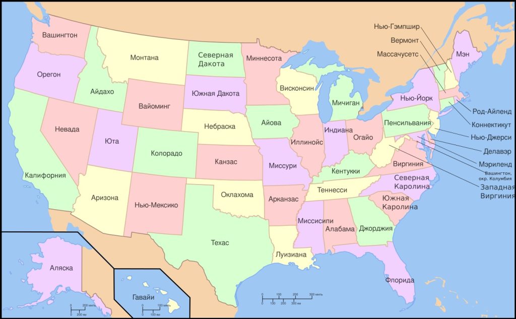 Map of USA