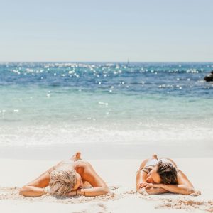 Women on the beach