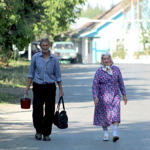 elderly couple