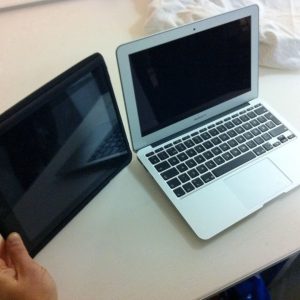 laptop and iPad