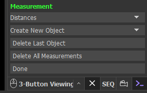 Screenshot of measurement wizard window.